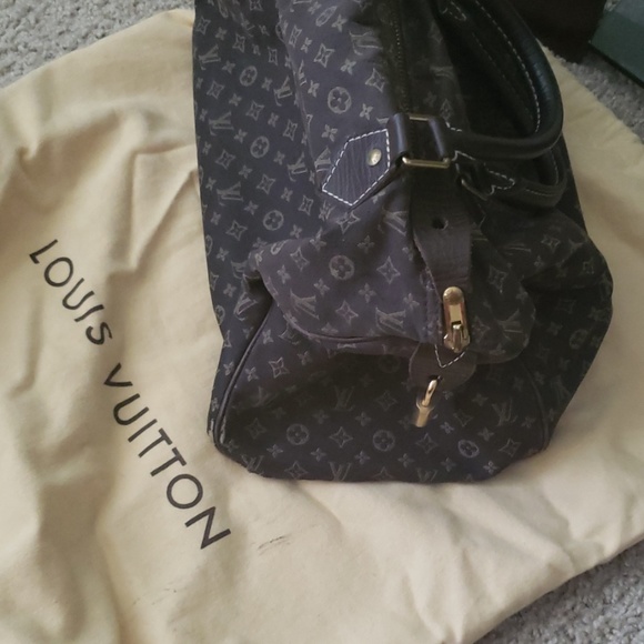Louis Vuitton Ebene Monogram Mini Lin Speedy 30 - Picture 3 of 9